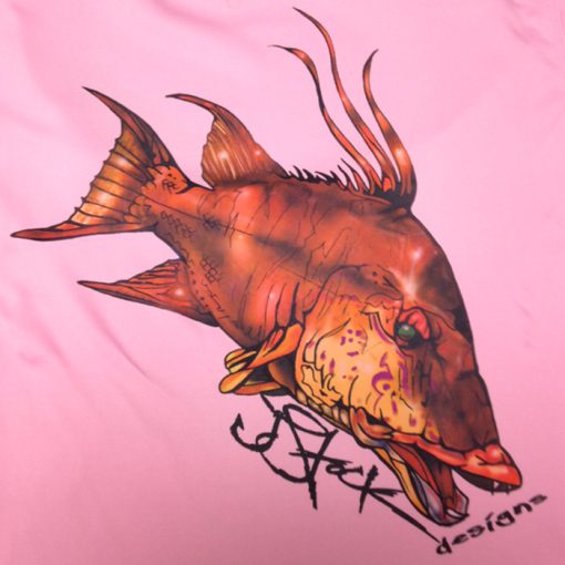 Hogfish printed on Pink