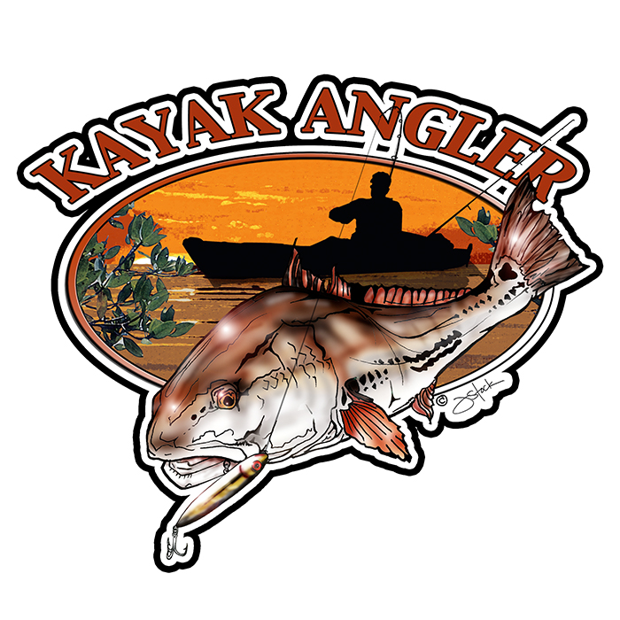 Kayak Fishing Decal, Kayak Fishing Sticker, Kayak Fishing Vinyl Decal, Kayak  Fishing, KBF Decal, KBF Sticker, Kayak Angler Decal, Kayak 