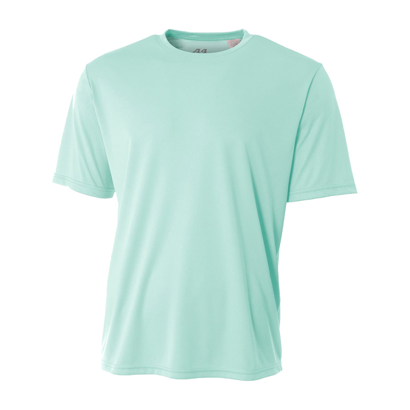 A4 Youth Short Sleeve Performance Shirt in Seafoam